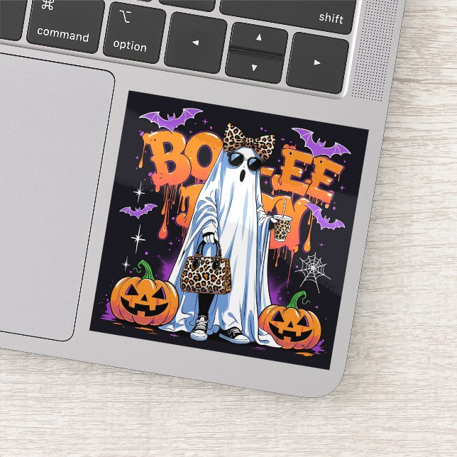 Pegatinas de la ciudad de Halloween Spookan al est (Detalle)