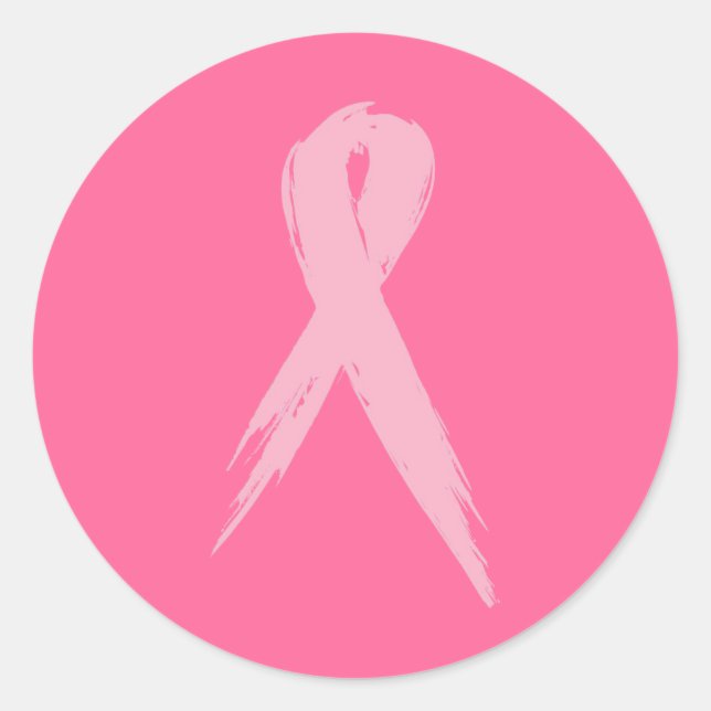 Pegatinas de la conciencia del cáncer de pecho (Anverso)