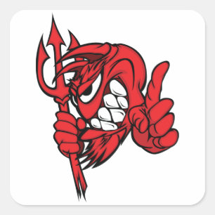 Pegatinas de la criatura del diablo
