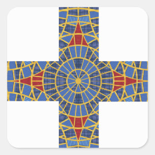 Pegatinas de la Cruz Médica de DragonCon