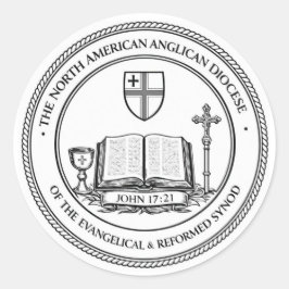 Pegatinas de la Diócesis Anglicana del Sínodo E&R