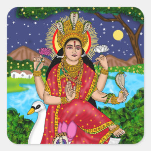 Pegatinas de la Diosa Mansa Devi