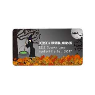 Pegatinas de la dirección de Halloween de la noch
