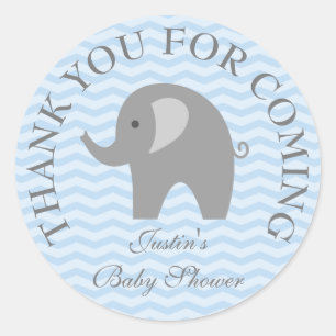 Pegatinas de la ducha de niños con elefante gris c