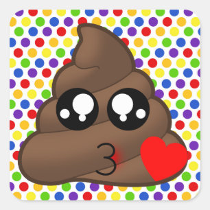 Pegatinas de la emoji del impulso del amor del