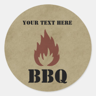 Pegatinas de la empresa BBQ