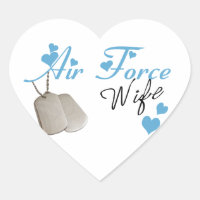 Pegatinas de la esposa de la Fuerza Aérea