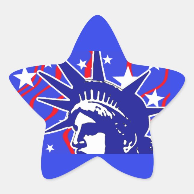 Pegatinas de la Estatua de la Libertad (Anverso)