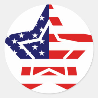 Pegatinas de la Estrella de la Bandera de Estados 
