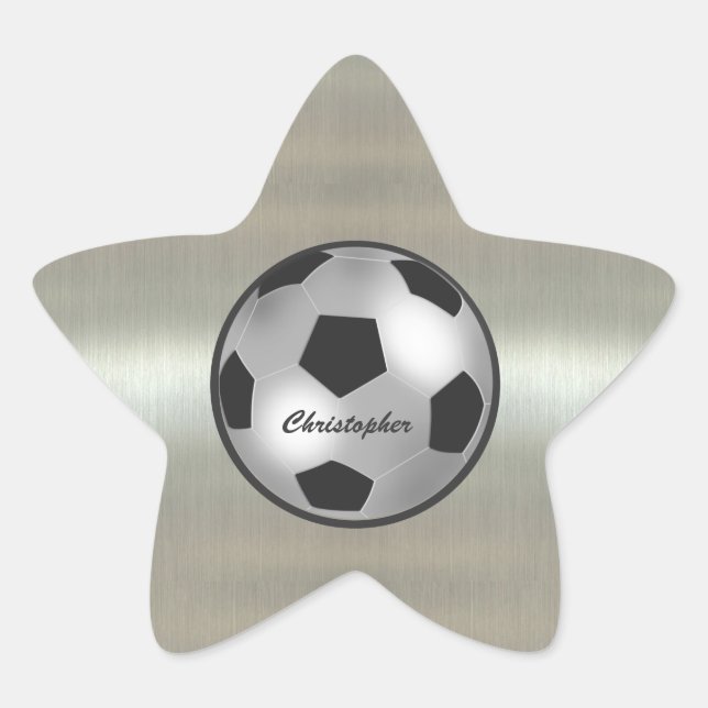 Pegatinas de la estrella del personalizable Silver (Anverso)