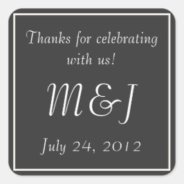 Pegatinas de la etiqueta de favor de matrimonio en