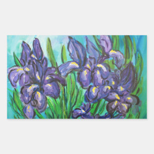 Pegatinas de la etiqueta de la pintura de flores i