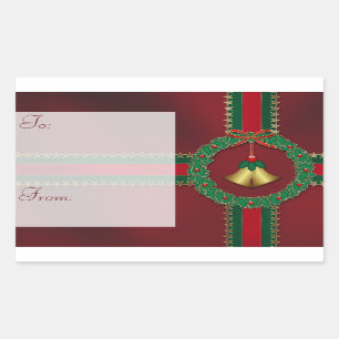 Pegatinas de la etiqueta del regalo del navidad de