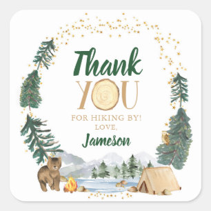 Pegatinas de la Fiesta de Aniversario de un Camper