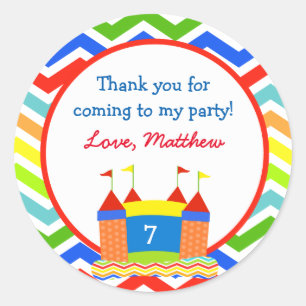 Pegatinas de la Fiesta de Cumpleaños de la Casa Bo