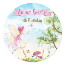 Pegatinas de la fiesta de cumpleaños mágica de had