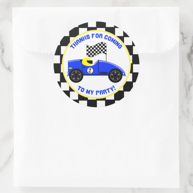 Pegatinas de la fiesta de cumpleaños personalizada (Bolso)