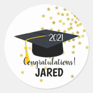Pegatinas de la fiesta de graduación para todas su