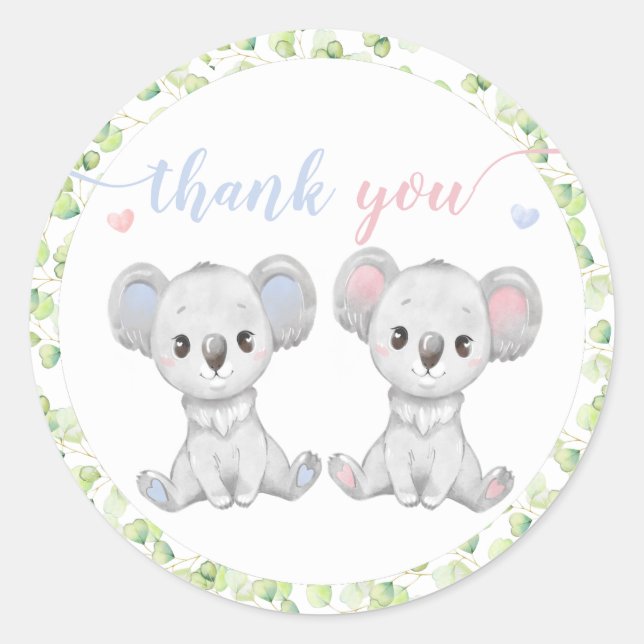 Pegatinas de la Fiesta de Revelación de Género de  (Anverso)