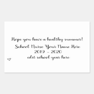 Pegatinas de la firma del Anuario de Enfermería E