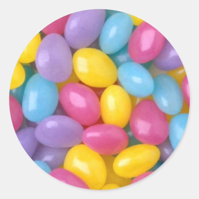 Pegatinas de la gelatina pastel (Anverso)