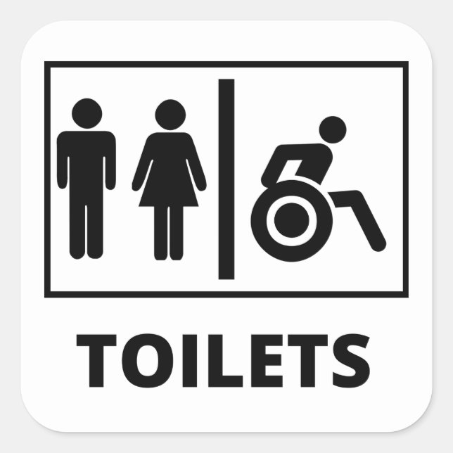 Pegatinas de la gran plaza del inodoro (Anverso)