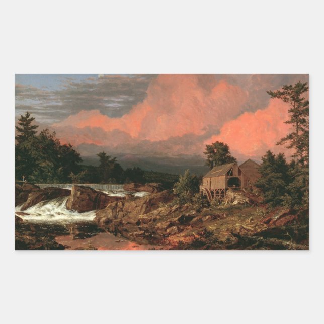 Pegatinas de la Iglesia "Rutland Falls" (Anverso)