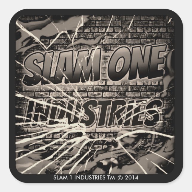 Pegatinas DE LA INDUSTRIA SLAM ONE (Anverso)