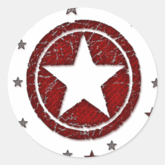 Pegatinas de la insignia Estrella Occidental, de c