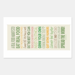 Pegatinas de la inspiración de la comida