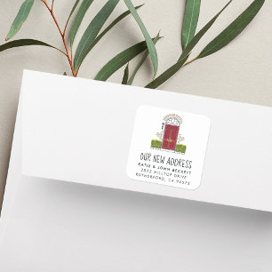 Pegatinas de la Invitación de circulación de puert