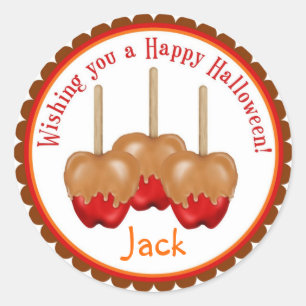 Pegatinas de la invitación de Halloween de las