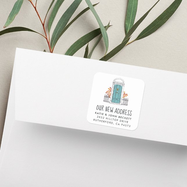 Pegatinas de la Invitación móvil de la puerta azul (Subido por el creador)