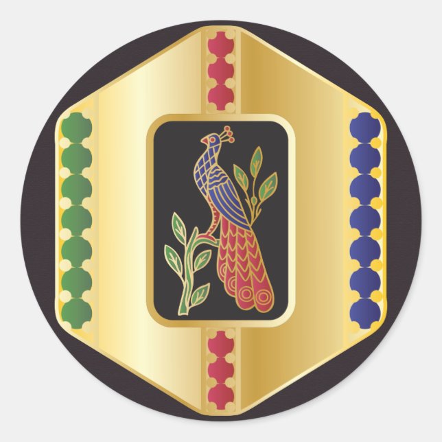 Pegatinas de la joyería Mah Jongg (Anverso)