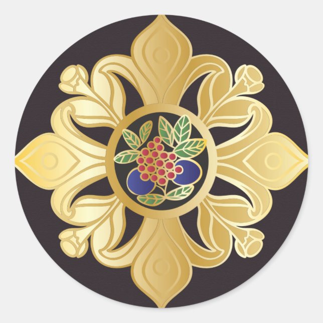 Pegatinas de la joyería Mah Jongg (Anverso)