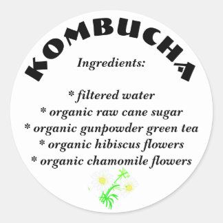 Pegatinas de la Kombucha