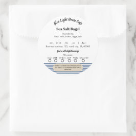 Pegatinas de la Ley de Alimentos de Algodón Retro