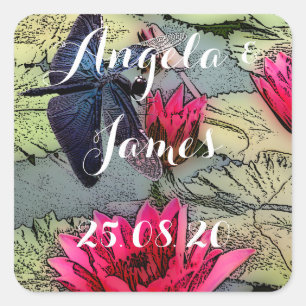 Pegatinas de la libélula