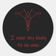 Pegatinas de la libertad en ayunas