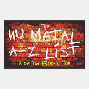 Pegatinas de la lista A-Z de Nu Metal