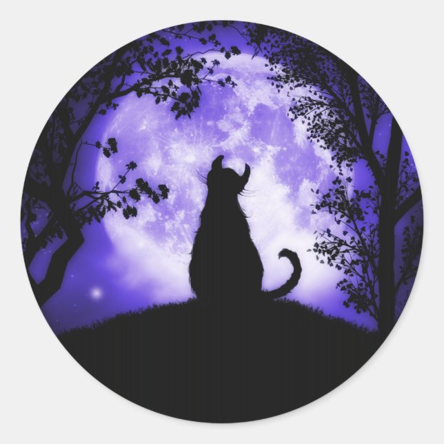 Pegatinas de la Luna de Rosalía (Anverso)