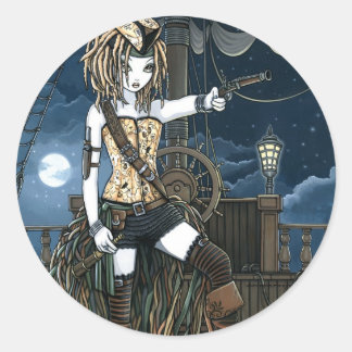 pegatinas de la luna del barco pirata "Helena"