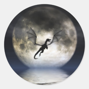 Pegatinas de la luna del dragón