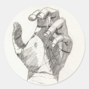 Pegatinas de la mano izquierda (detalle)