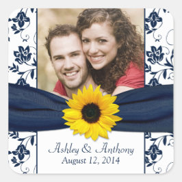 Pegatinas de la Marina de Girasol y de la Matrimon