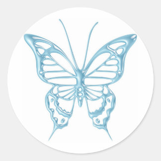 Pegatinas de la mariposa de arándano azul..!