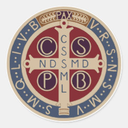 Pegatinas de la Medalla de San Benedicto