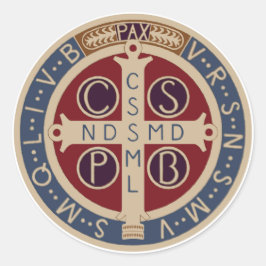 Pegatinas de la Medalla de San Benedicto