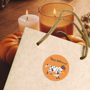 Pegatinas de la momia del chocolate de Halloween L