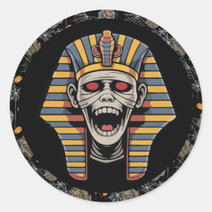 🖤 Pegatinas de la Mummy del Faraón Negro 🎃 👑